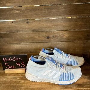 Womens Adidas PulseBoost HD Blue Athletic Running Shoes Sneakers Size 9.5 M GUC‎